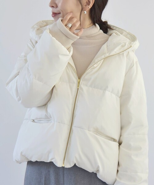 「quaranciel」 ダウンジャケット ONE SIZE ホワイト レディース_画像5