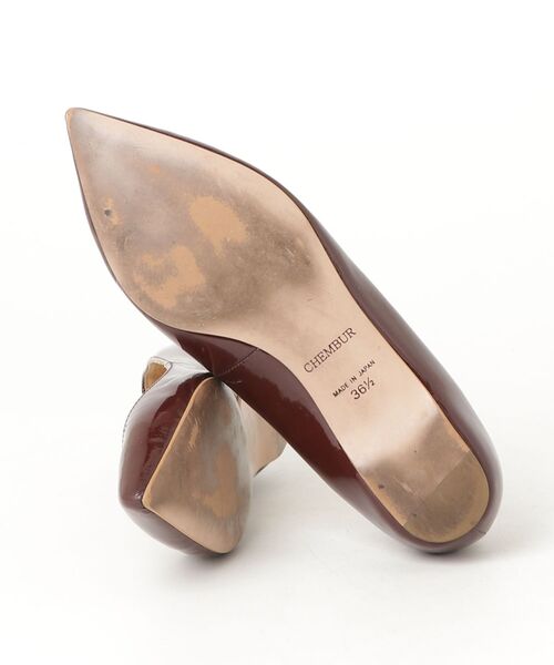 「CHEMBUR」 フラットパンプス 36.5 ブラウン レディース_画像3