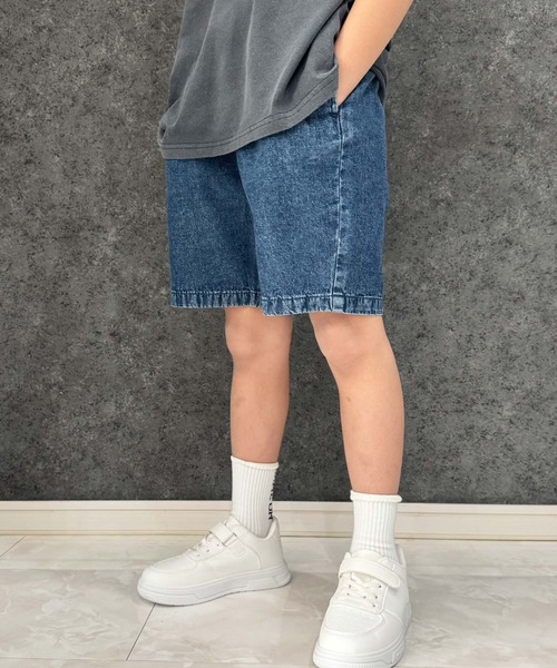 SHISKY（シスキー） ハーフパンツ パンツ 短パン ケミカルウォッシュ