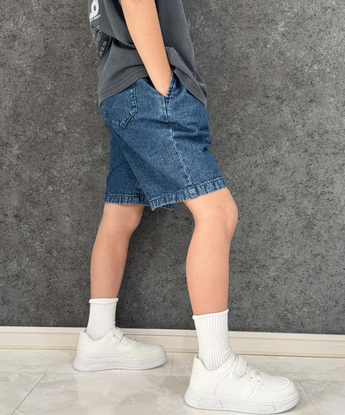 SHISKY（シスキー） ハーフパンツ パンツ 短パン ケミカルウォッシュ