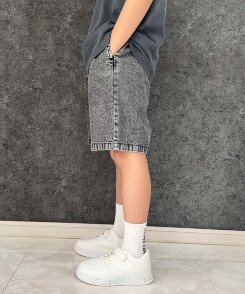 SHISKY（シスキー） ハーフパンツ パンツ ケミカルウォッシュ デニム