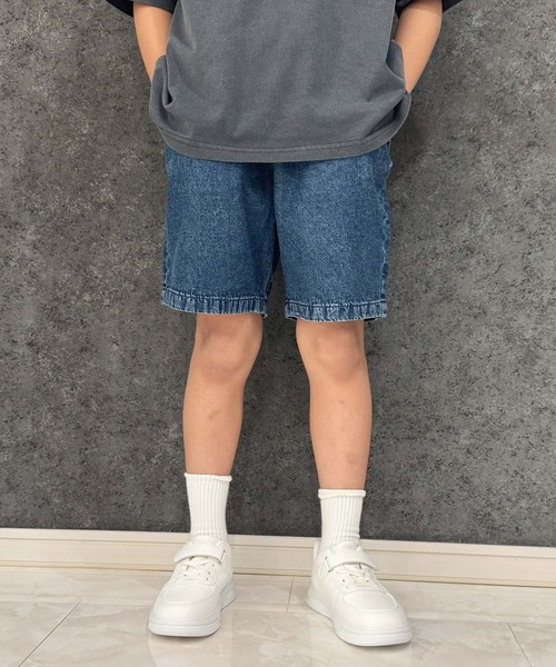 SHISKY（シスキー） ハーフパンツ パンツ 短パン ケミカルウォッシュ