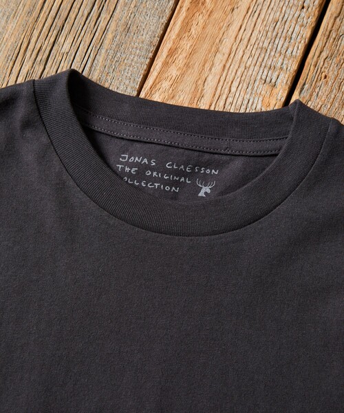 「Jonas Claesson」 半袖Tシャツ MEDIUM グレー メンズ_画像3