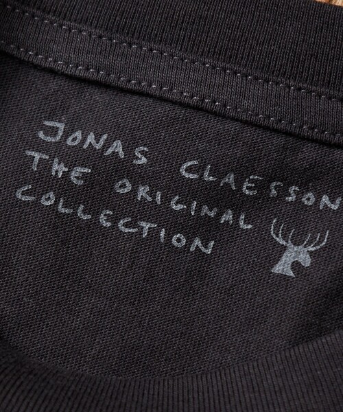 「Jonas Claesson」 半袖Tシャツ MEDIUM グレー メンズ_画像4