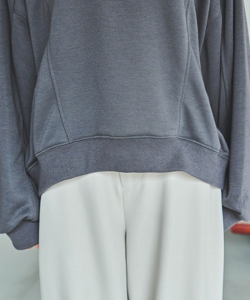 「mil」 スウェットカットソー ONE SIZE ライトベージュ レディース_画像5