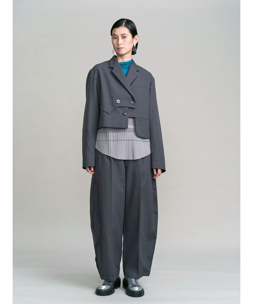 UN3D.（アンスリード） パンツ SIDE PLEATS PANTS / サイドプリーツ