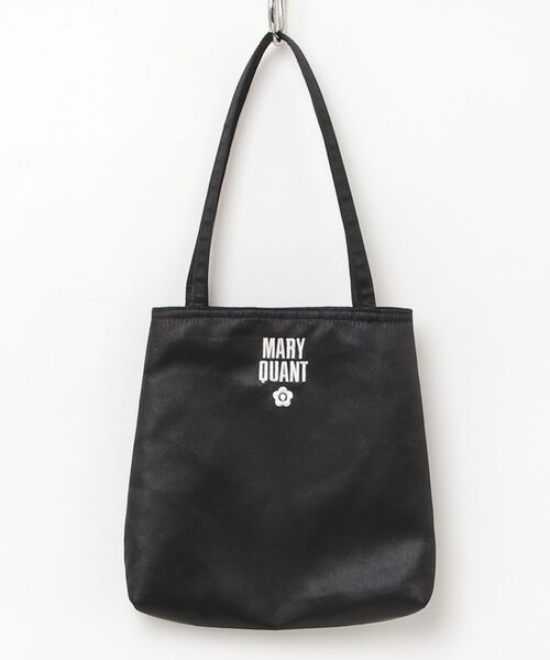 MARY QUANT（マリークヮント） ワンポイントハンドバッグ - ブラック