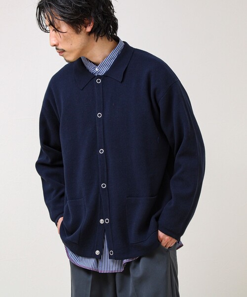 GLOSTER（グロスター） カーディガン 「品よく羽織れる」COACH KNIT