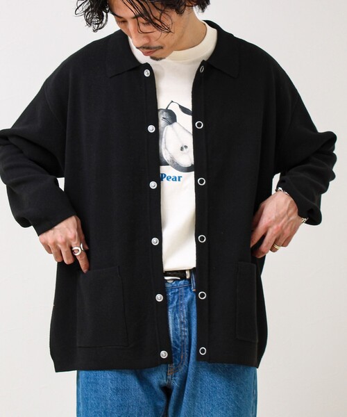 GLOSTER（グロスター） カーディガン 「品よく羽織れる」COACH KNIT