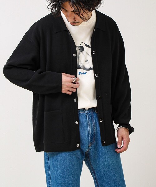 GLOSTER（グロスター） カーディガン 「品よく羽織れる」COACH KNIT