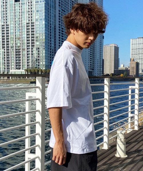 「NEW ERA」 半袖Tシャツ L ストーン メンズ_画像3