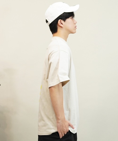 「NEW ERA」 半袖Tシャツ L ストーン メンズ_画像5