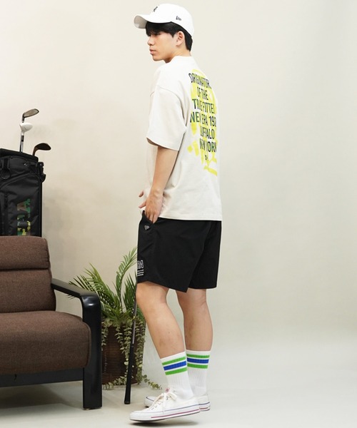 「NEW ERA」 半袖Tシャツ L ストーン メンズ_画像7