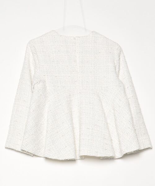 「Demi-Luxe BEAMS」 長袖ブラウス 36 ホワイト レディース_画像2