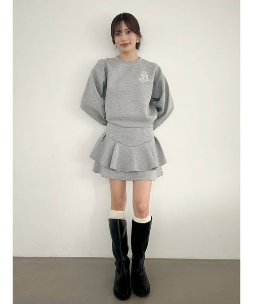 SNIDEL（スナイデル） トレーナー スウェット ボンディングロゴ