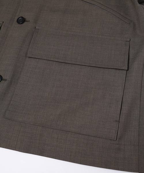 シャツ Dry Gabardine Double Pocket Short Sleeve Jacket メンズ レディースの画像