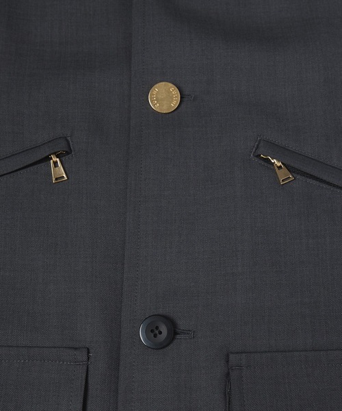 シャツ Dry Gabardine Double Pocket Short Sleeve Jacket メンズ レディースの画像