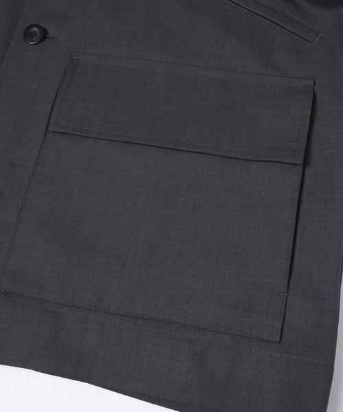 シャツ Dry Gabardine Double Pocket Short Sleeve Jacket メンズ レディースの画像