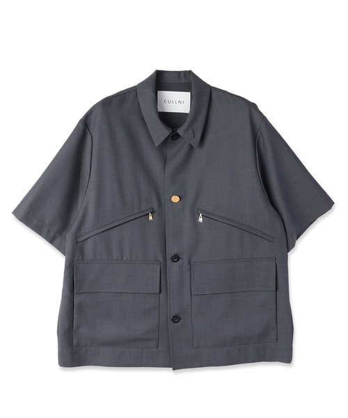 シャツ Dry Gabardine Double Pocket Short Sleeve Jacket メンズ レディースの画像