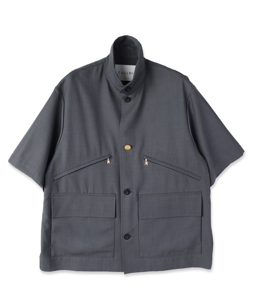 シャツ Dry Gabardine Double Pocket Short Sleeve Jacket メンズ レディースの画像