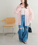 ブラウス シャツ ヨウリュウストライプシャツ「...の詳細画像5