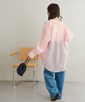 ブラウス シャツ ヨウリュウストライプシャツ「...の詳細画像3