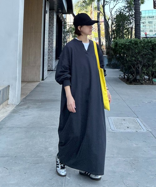 notch. ワンピース 「notch. by KR 」キーネックビッグワンピース