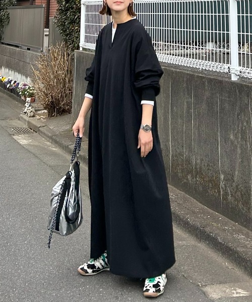 notch. ワンピース 「notch. by KR 」キーネックビッグワンピース