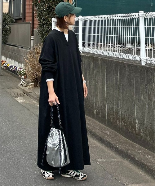ワンピース noof notch. ワンピース 「notch. by KR 」キーネックビッグワンピース