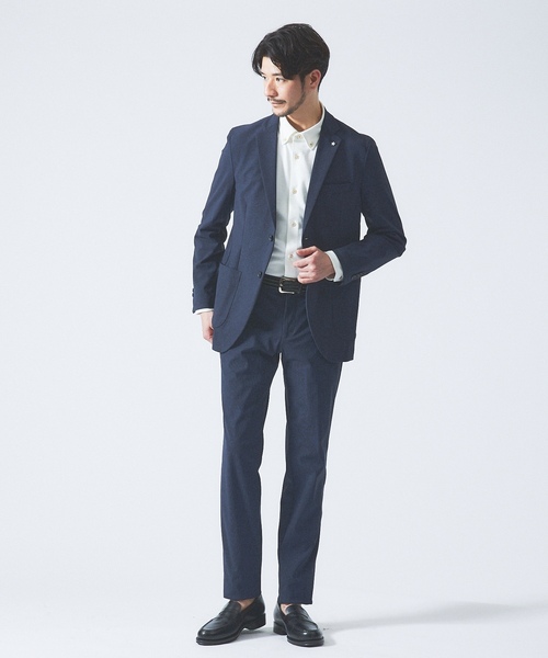 「RECENCY OF MINE」 テーラードジャケット 46 ネイビー メンズ_画像3