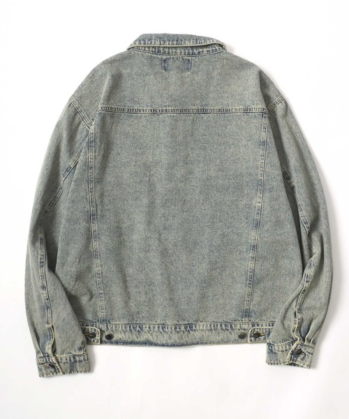 「Mark Gonzales」 デニムジャケット X-LARGE ブルー メンズ_画像9