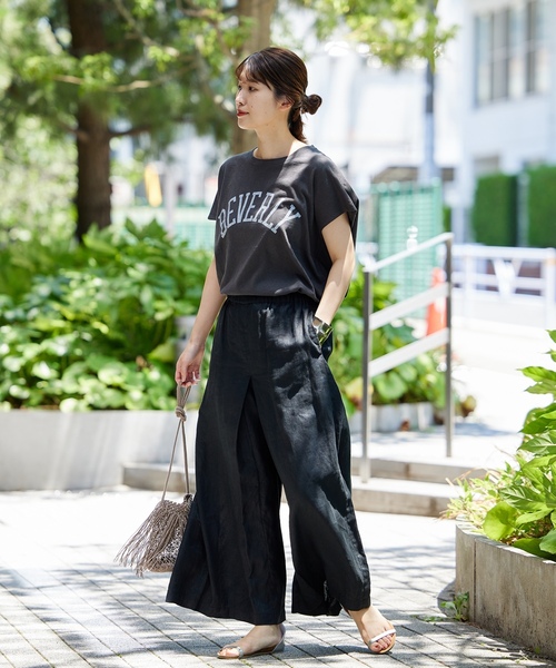 「JOURNAL STANDARD」 イージーパンツ 34 ベージュ レディースの画像