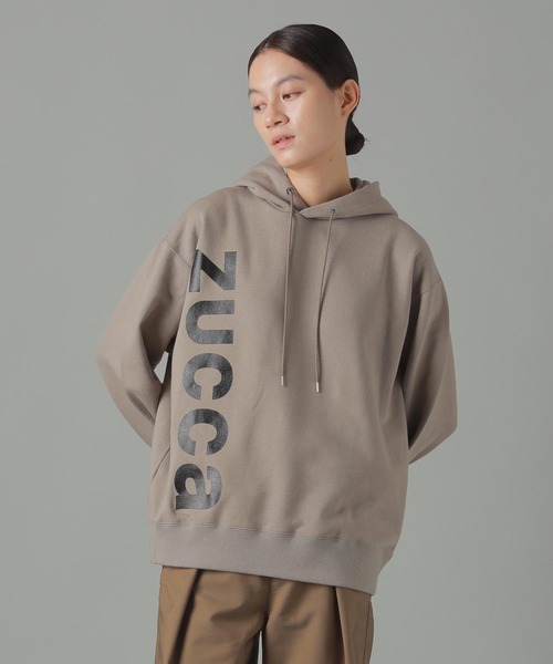 「ZUCCa」 プルオーバーパーカー M size ベージュ レディースの画像