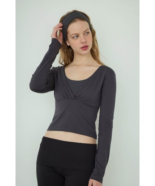 アリシアスタン♡完売ロングスリーブトップス ALEXIA STAM（アリシアスタン） tシャツ Cachecoeur Long Sleeve Top