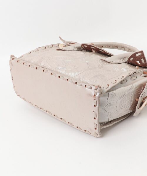 「CARVING TRIBES」 ハンドバッグ - シルバー レディース_画像3