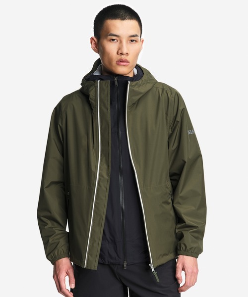 エーグルGORE-TEX ダークグリーン マウンテンパーカー　S AIGLE（エーグル） マウンテンパーカー ウインドブレーカー 全天候型