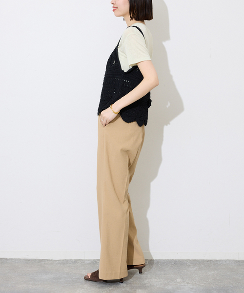 ☆スローブイエナ☆新品タグ付☆スラブ天竺5分袖TEE☆2023SS☆完売☆ 追加》スラブ天竺5分袖TEE（Tシャツ/カットソー）｜SLOBE IENA