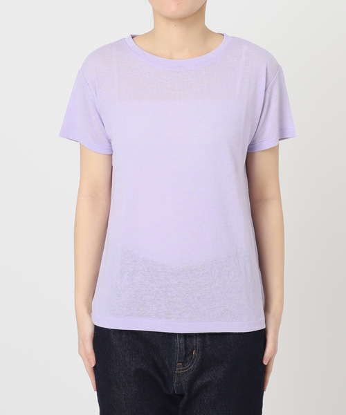tシャツ 「追加」スラブ天竺5分袖TEE レディースの画像