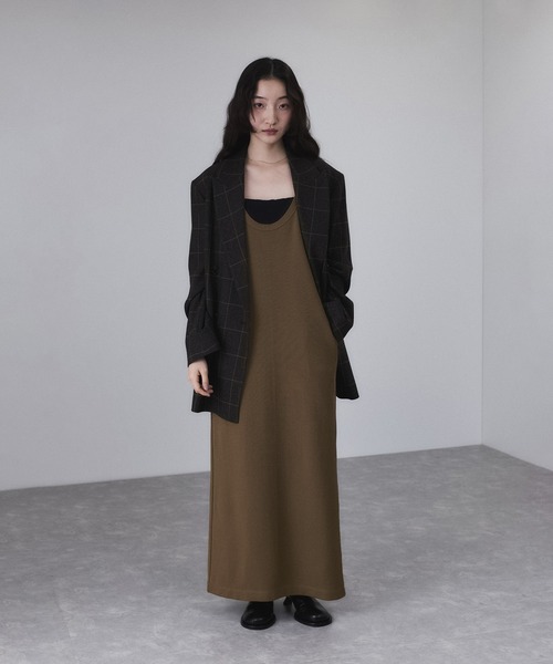 「ADAM ET ROPE'」 コンビワンピース 36 ブラック レディース_8