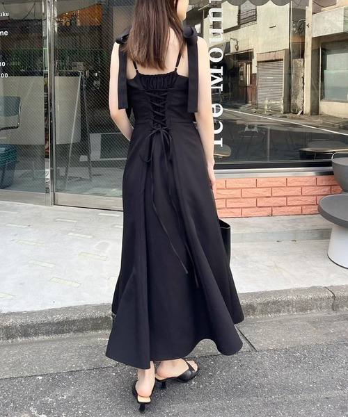 「one after another NICE CLAUP」 キャミソールワンピース LARGE アイボリー レディース_画像5