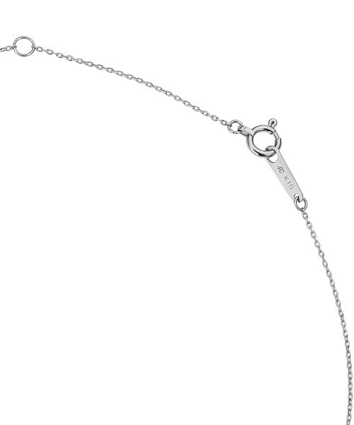 ネックレス 「Spring Summer Limited」 K10ホワイトゴールド ネックレス レディースの画像