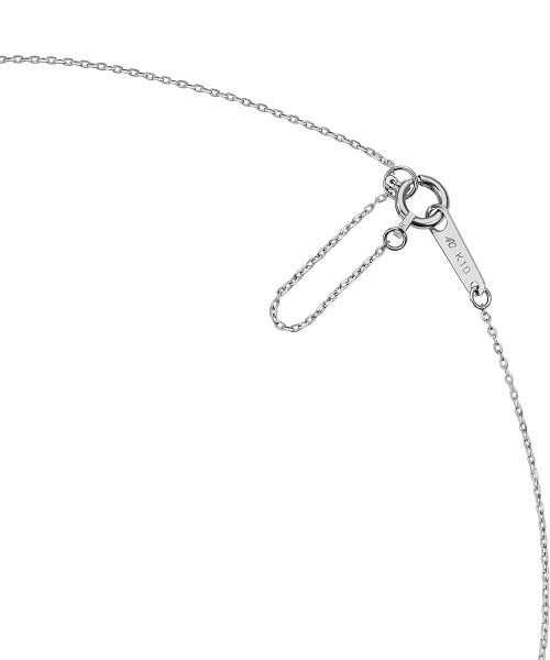 ネックレス 「Spring Summer Limited」 K10ホワイトゴールド ネックレス レディースの画像