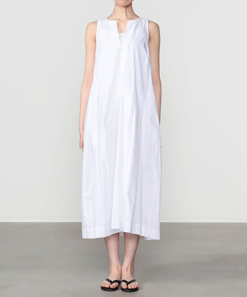 ワンピース GALLEGO DESPORTES | コットン ノースリーブ ロングワンピース WOMENの画像