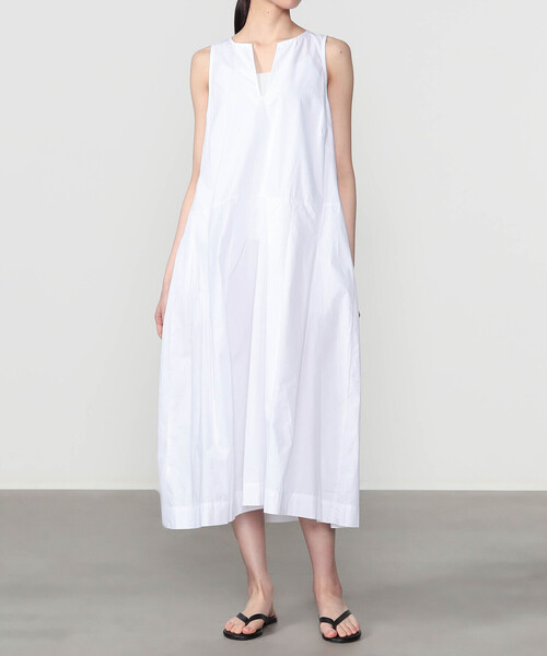 ワンピース GALLEGO DESPORTES | コットン ノースリーブ ロングワンピース WOMENの画像