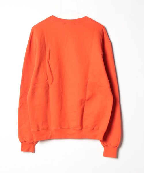 「Champion」 スウェットカットソー X-LARGE オレンジ レディース_画像2