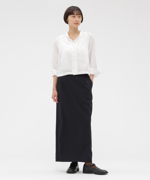 スカート SUBTLE STRIPE WOOLの画像