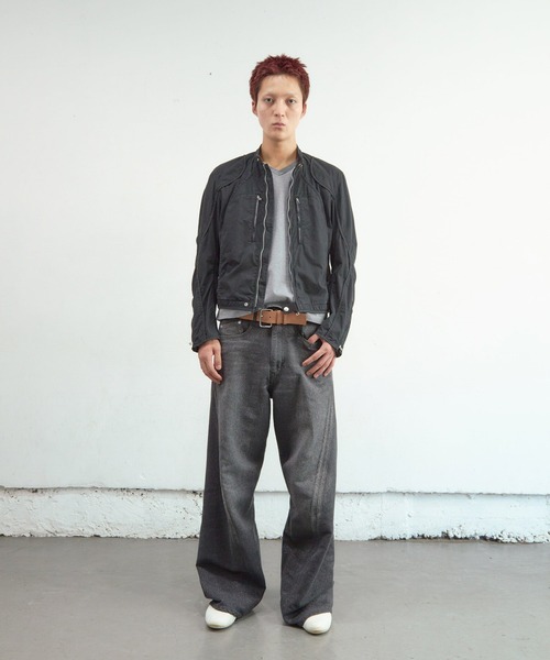 ジーンズ GLITTER TWILL 3D TWISTED WIDE LEG 5P PANTS メンズの画像