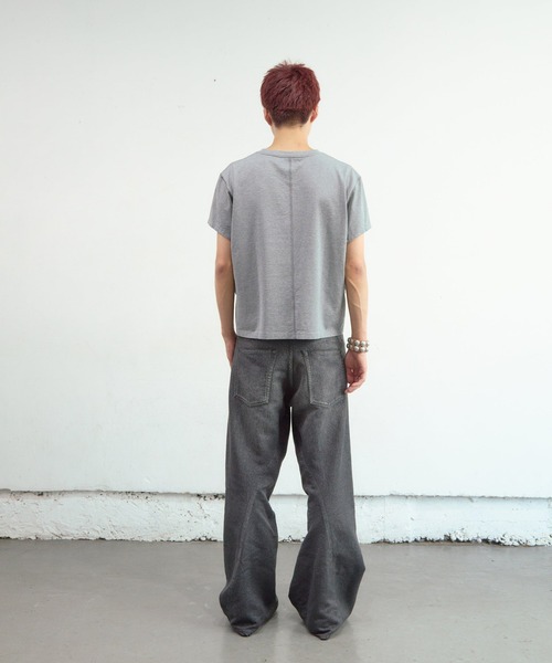 ジーンズ GLITTER TWILL 3D TWISTED WIDE LEG 5P PANTS メンズの画像