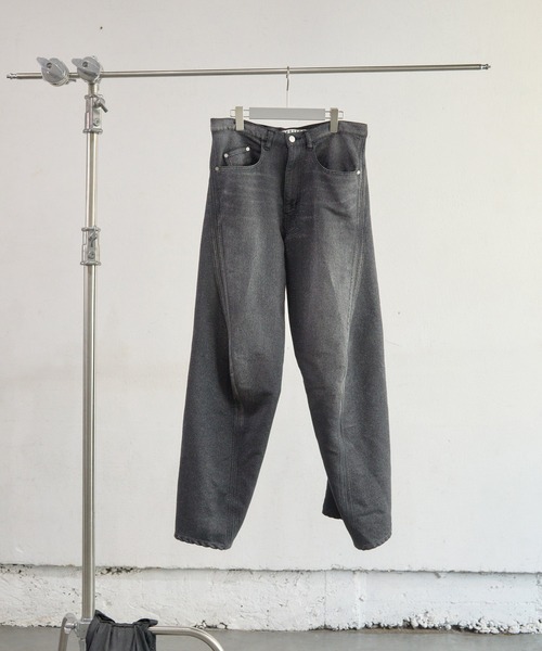 ジーンズ GLITTER TWILL 3D TWISTED WIDE LEG 5P PANTS メンズの画像