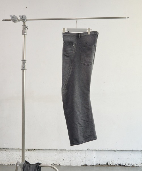 ジーンズ GLITTER TWILL 3D TWISTED WIDE LEG 5P PANTS メンズの画像